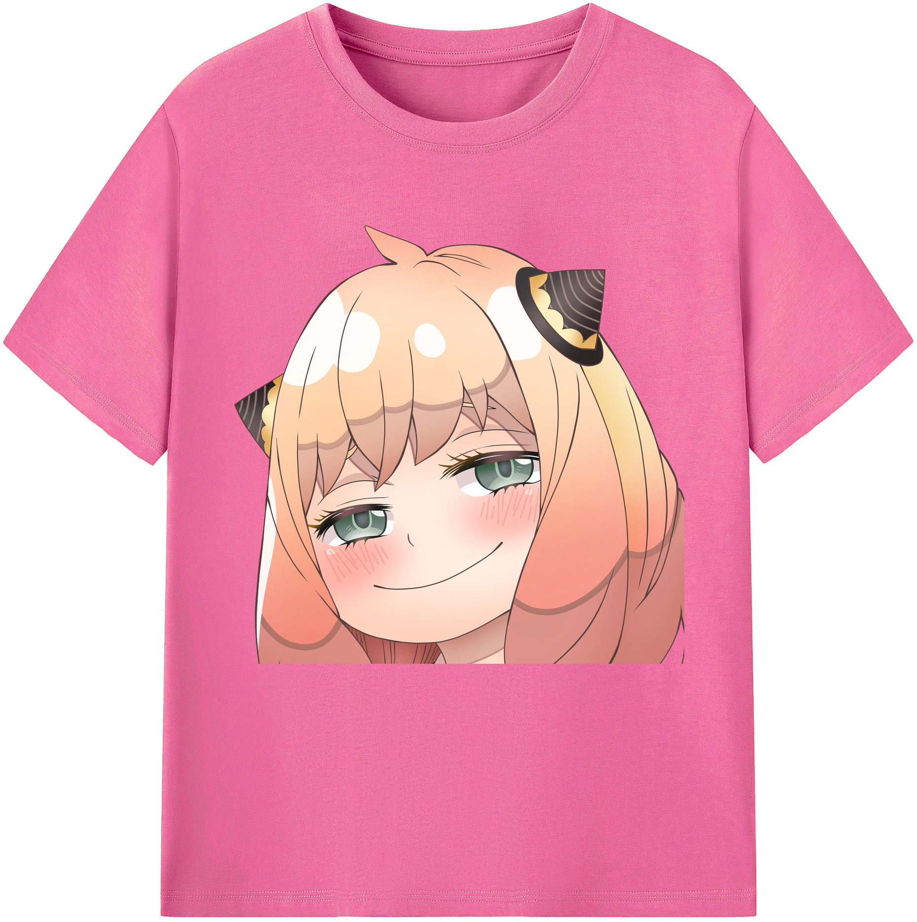 （画像用） SPY×FAMILY间谍家家酒 レディースカジュアルプリントTシャツ（綿100％）